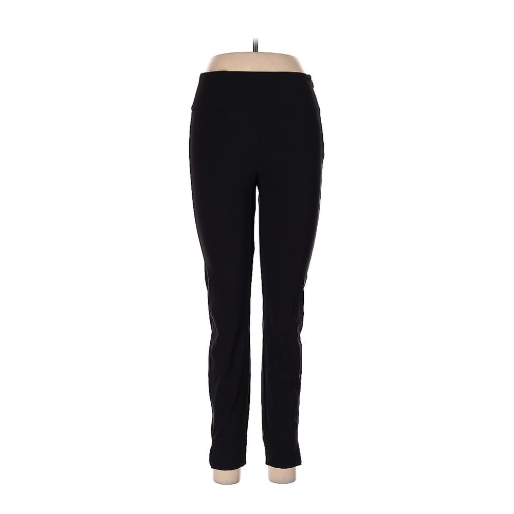 Athleta Women's Wander Slim Ankle Pant Flat Front Solid Black Size 6